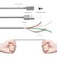 Magnetic USB to Micro USB Cable Fast Charging Data Transmission Cord Line 1m long For Samsung For Xiaom