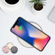 Wireless Charger With LED Light For iPhone X 8 8Plus Samsung S8 S7 Edge Note 8