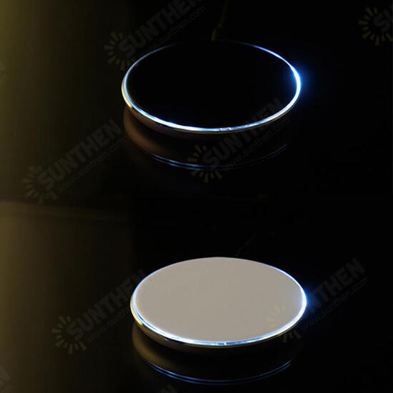 Wireless Charger With LED Light For iPhone X 8 8Plus Samsung S8 S7 Edge Note 8