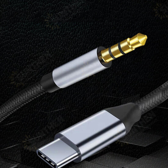 Type C to 3.5mm AUX Audio Jack Cable For Mi10 9Pro K30 Huawei P30 P40