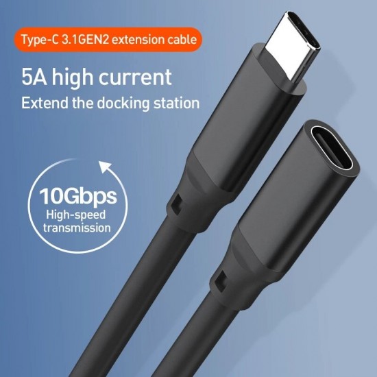 USB-C To USB-C Cable Type-C USB3.2 Gen2 4K@60Hz Data Transmission Cable 1m Samsung iPad MacBook AirMi 10 Huawei P40