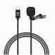 YC-LM10 Type-C Lavalier Condenser Microphone Phone Audio Video Recording for Tablet Huawei P30 P40 Mi10 Note 9S