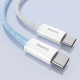 100W USB-C to USB-C Cable Fast Charging Data Transmission Cord Line 1/2m long For DOOGEE S88 Pro For OnePlus 9 Pro For Xiaomi MI10