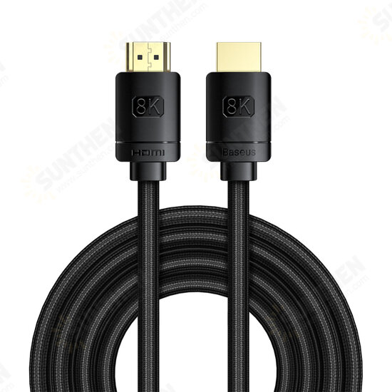 High Definition Series HDMI 8K to HDMI 8K Adapter Cable 1M/2M/3M for HDTV for XBOX for Amplifier TV for PS4 for PS5 NS Projector Computer