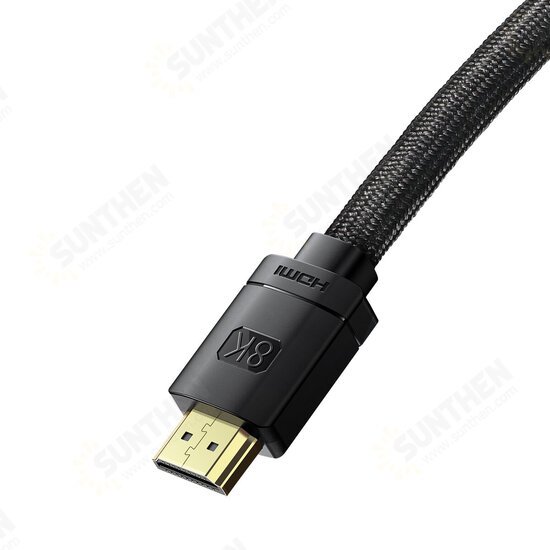 High Definition Series HDMI 8K to HDMI 8K Adapter Cable 1M/2M/3M for HDTV for XBOX for Amplifier TV for PS4 for PS5 NS Projector Computer