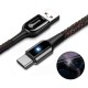 X-type Light Type C 3A Fast Charging USB C Data Cable 1m/3.33ft for Huawei P20 Xiaomi Mi8