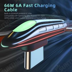66W 6A PD3.0 Fast Charging USB Type C Cable Power Delivery QC4.0 Fast Charging Data Transmission Cable 0.5/1/2m For Xiaomi Redmi POCO OnePlus 9 Pro 66W 6A PD3.0 Fast Charging USB Type C Cable Power Delivery QC4.0 Fast Charging Data Transmission Cable 0.5/1/2m For Xiaomi Redmi POCO OnePlus 9 Pro