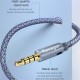 3.5mm AUX Male to Dual Female Audio Cable Headset Extension Aux Cord for Samsung Galaxy Note S20 ultra Huawei Mate 40 OnePlus 8 Pro