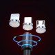3A 3in1 Type C Micro USB LED Indicator Magnetic Fast Charging Data Cable For Huawei P30 Pro Mate 30 Xiaomi Mi9 9Pro Redmi 7A Redmi 6Pro OUKITEL Y4800
