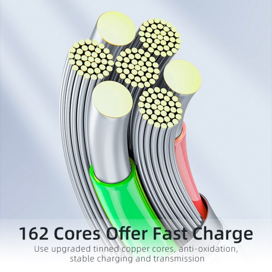 540 Rotate Magnetic Data Cable 3A USB Type-C Fast Charging Line For OnePlus 8Pro 8T Huawei P30 P40 Mate 40 Pro