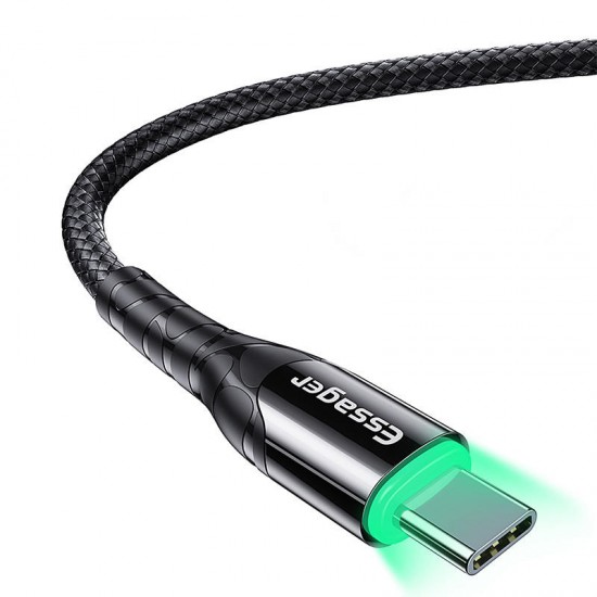 LED USB Type-C 3A Fast Charging Data Cable for Xiaomi for Samsung