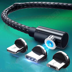 3In1 Magnetic Data Cable For Lightning/Micro USB/ USB Type C Fast Charging 1m for iPhone 12 Pro Max for Samsung Huawei OnePlus 3In1 Magnetic Data Cable For Lightning/Micro USB/ USB Type C Fast Charging 1m for iPhone 12 Pro Max for Samsung Huawei OnePlus