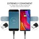 FKBZ-2 Nylon Braided 2in1 Micro USB/Type C Fast Charging Data Cable for Samsung Huawei Mate40 P50 OnePlus 9 Pro OPPO VIVO