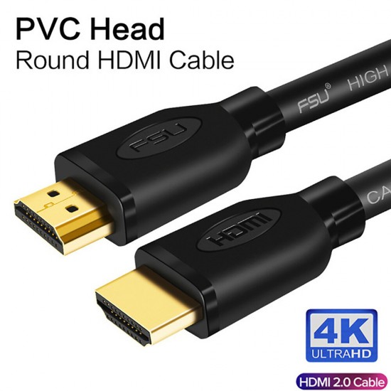 Gold-plated HDMI Cable 4K 1080P Male to Male Adapter Cable for HDTV LCD Projector