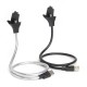 Flexible Micro USB Charger Sync Data Cable Holder Dock Stand For Mobile Phone