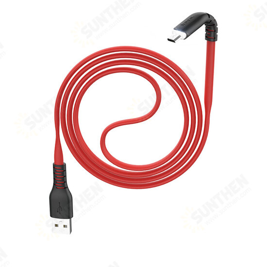 X44 2.4A Type C Light Indicated Fast Charging Data Cable For Huawei P30 Pro Mate 30 Xiaomi Mi10 Redmi K30 Poco X2 S20 5G