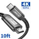 USB C to HDMI Cable 4K 60HZ USB Type-C Thunderbolt 3 HDMI Adapter Type-C to HDMI Cable for Macbook Pro for Samsung