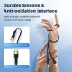 PD 100W USB-C to USB-C Cable Fast Charging Data Transmission Cord Line 1M/2M long For Xiaomi 12 For Samsung Galaxy S21 5G For Huawei P50 Pro