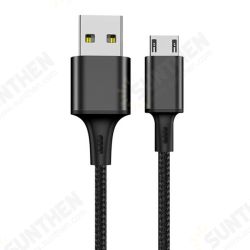 Nylon Braid Fast Charging Micro USB Data Cable for Huawei Samsung