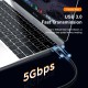 KL-X45 USB 3.0 To USB 3.0 Male Extension Cable Fast Charging Data Transmission Cable 0.5m/1m iPad MacBook AirMi 10 Huawei P40
