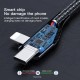 PD 65W 4 In 1 Zinc Alloy QC3.0 Usb 22.5W Data Cable Fast Charging Cable For iPhone OPPO HUAWEI XIAOMI ONEPLUS