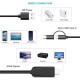 LD25-B 2 in 1 Cable Adapter Type-C / Micro USB to HDMI Data Cable for TV Projector Mobile Phone