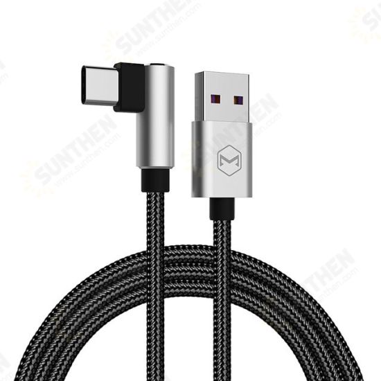 5A Fast Charing Braided-Nylon USB Type C Data Cable for Samsung Huawei 5V 4.5A