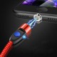 3A Micro LED Magnetic Fast Charging Data Cable For Oneplus 7 HUAWEI P30 MI9 S10 S10+