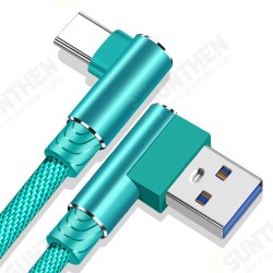 USB-C/Micro USB/Apple to USB-A Cable 90° Double Elbow Game Fast Charging Data Transmission Cable 1m/2m For iPhone Samsung iPad MacBook Air Mi10 Huawei USB-C/Micro USB/Apple to USB-A Cable 90° Double Elbow Game Fast Charging Data Transmission Cable 1m/2m For iPhone Samsung iPad MacBook Air Mi10 Huawei