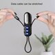 3in1 Mini Keychain Magnetic Micro USB Type-C Fast Charging Cable for Samsung Galaxy S21 ultra Huawei Mate40 P50 OnePlus 9 Pro OPPO iPhone 12 Pro Max