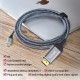 QG-UA13 USB-C to DP Adapter Cable 4K*2K@60HZ Power Cord For iMac 2017 Macbook HDTV Projector