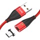 1M 2.4A Magnetic Cable Quick Charge 3.0 Fast Charging Micro USB Data Cable for Mobile Phone