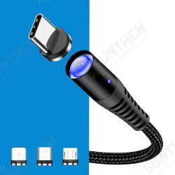 3A Micro USB Type C Circular Magnetic LED Idicator Light Fast Charging Data Cable For HUAWEI P30 Oneplus 7 S110 S10+ VIVO OPPO 3A Micro USB Type C Circular Magnetic LED Idicator Light Fast Charging Data Cable For HUAWEI P30 Oneplus 7 S110 S10+ VIVO OPPO