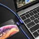 Magnetic Data Cable 3A USB Type- C Micro USB Fast Charging Line For Huawei P40 Pro Mate 30+ Mi10 Note 9S ASUS ZenFone Max Pro (M1) ZB602KL