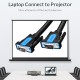 VGA Male to Male Cable Projector HD Adapter Cable 1080P Full HD for Projectors HDTV Displays More VGA Enabled Devices