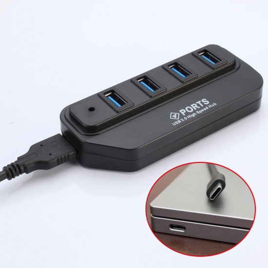 USB3.1 Type C to USB3.0 4 Ports High Speed Charging Hub Adapter For 2015 Macbook