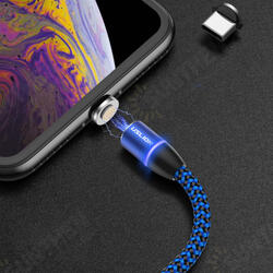3A LED 360 Degree Rotate Magnetic TPE Fast Charging 1M Type-C Data Cable for Samsung S10+ Note8 HUAWEI P30Pro 3A LED 360 Degree Rotate Magnetic TPE Fast Charging 1M Type-C Data Cable for Samsung S10+ Note8 HUAWEI P30Pro