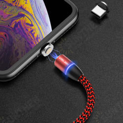 3A LED 360 Degree Rotate Magnetic TPE Fast Charging 1M Type-C Data Cable for Samsung S10+ Note8 HUAWEI P30Pro 3A LED 360 Degree Rotate Magnetic TPE Fast Charging 1M Type-C Data Cable for Samsung S10+ Note8 HUAWEI P30Pro