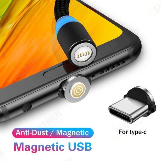 3A USB to USB-C/Micro USB Cable Magnetic Fast Charging Data Transmission Cable 1m/2m For Samsung iPad Pro MacBook Air Mi10 Huawei P40 OnePlus