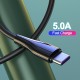 5A USB to USB-C Cable QC4.0 Fast Charging Data Transmission Cable 1m Samsung iPad MacBook AirMi 10 Huawei P40