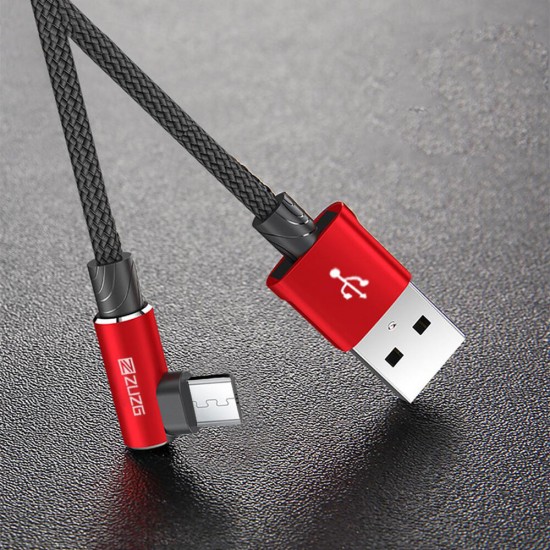 2.4A Micro USB Type C Fast Charging Data Cable For Huawei P30 Pro P40 Mate 30 Mi10 5G S20 Oneplus 7T Pro - 1M
