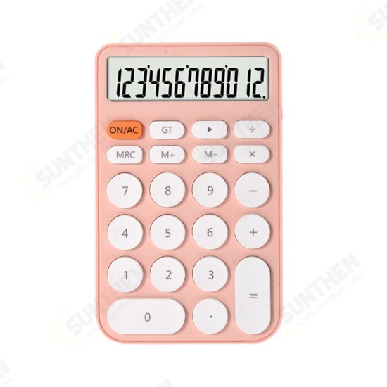 12 Digit Calculator Large Screen Ultra Thin Financial Office Accounting Calculator Portable Stationery Students Supplies