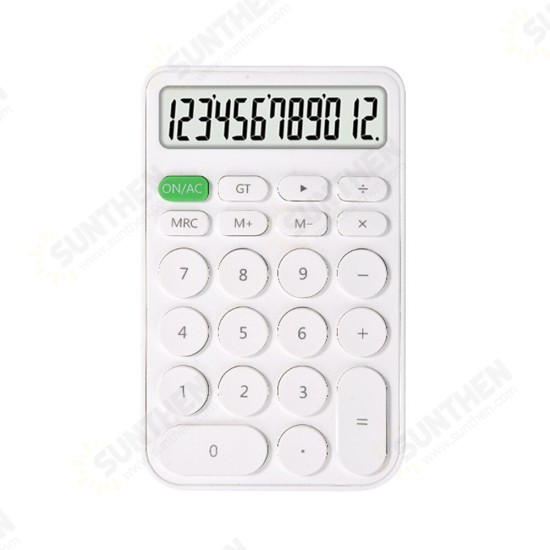 12 Digit Calculator Large Screen Ultra Thin Financial Office Accounting Calculator Portable Stationery Students Supplies