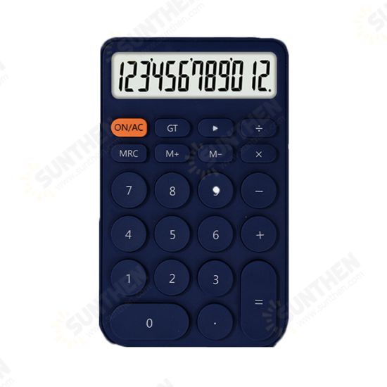 12 Digit Calculator Large Screen Ultra Thin Financial Office Accounting Calculator Portable Stationery Students Supplies