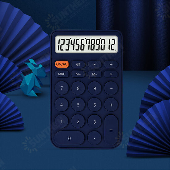 12 Digit Calculator Large Screen Ultra Thin Financial Office Accounting Calculator Portable Stationery Students Supplies