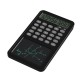 12 Digit Calculator with LCD Writing Board Left Hand Portable Drawing Draft Board Office Finance Calculator for School and Working