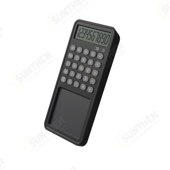 12 Digit Calculator with LCD Writing Board Left Hand Portable Drawing Draft Board Office Finance Calculator for School and Working