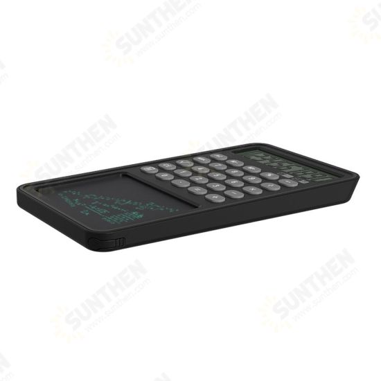 12 Digit Calculator with LCD Writing Board Left Hand Portable Drawing Draft Board Office Finance Calculator for School and Working