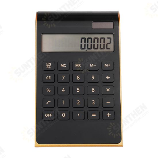 Electronic Solar Dual Power Calculator Ultra Thin 10 Digits Desktop Calculator For Office School Use