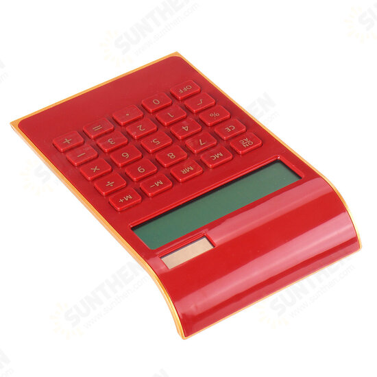 Electronic Solar Dual Power Calculator Ultra Thin 10 Digits Desktop Calculator For Office School Use